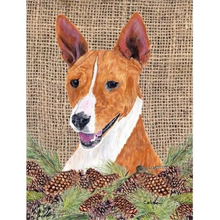 PatioPlus Basenji Flag - Garden Size